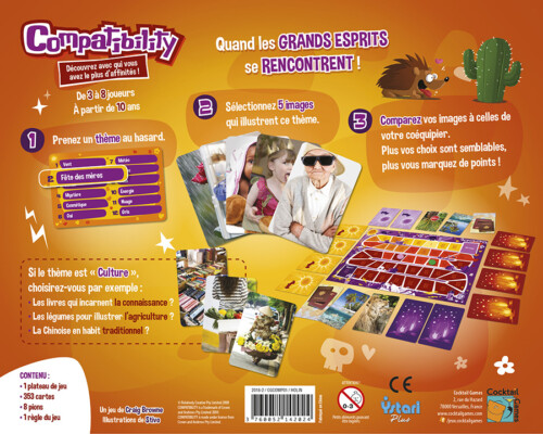 Compatibility jeu plateau